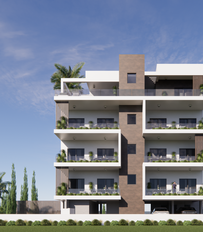 Contemporary apartment development in Cyprus