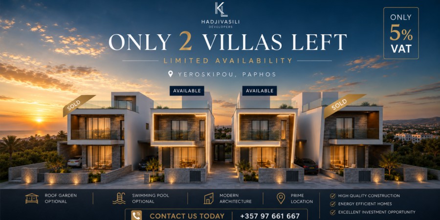 Green Heaven Villas in Yeroskipou, Paphos