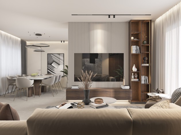Sea & City — Interior 3 Bed Penthouse — Retire 3